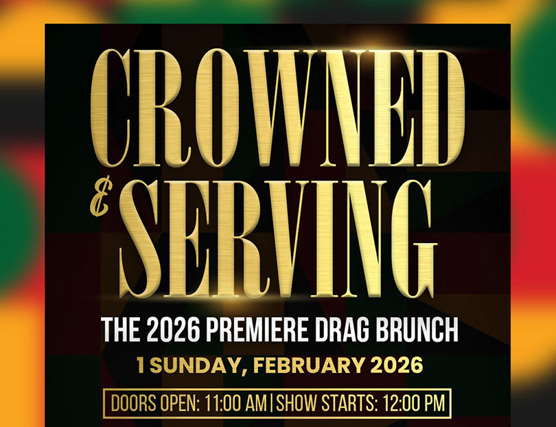 Crowned and serving drag bunch at Cabana club flyer